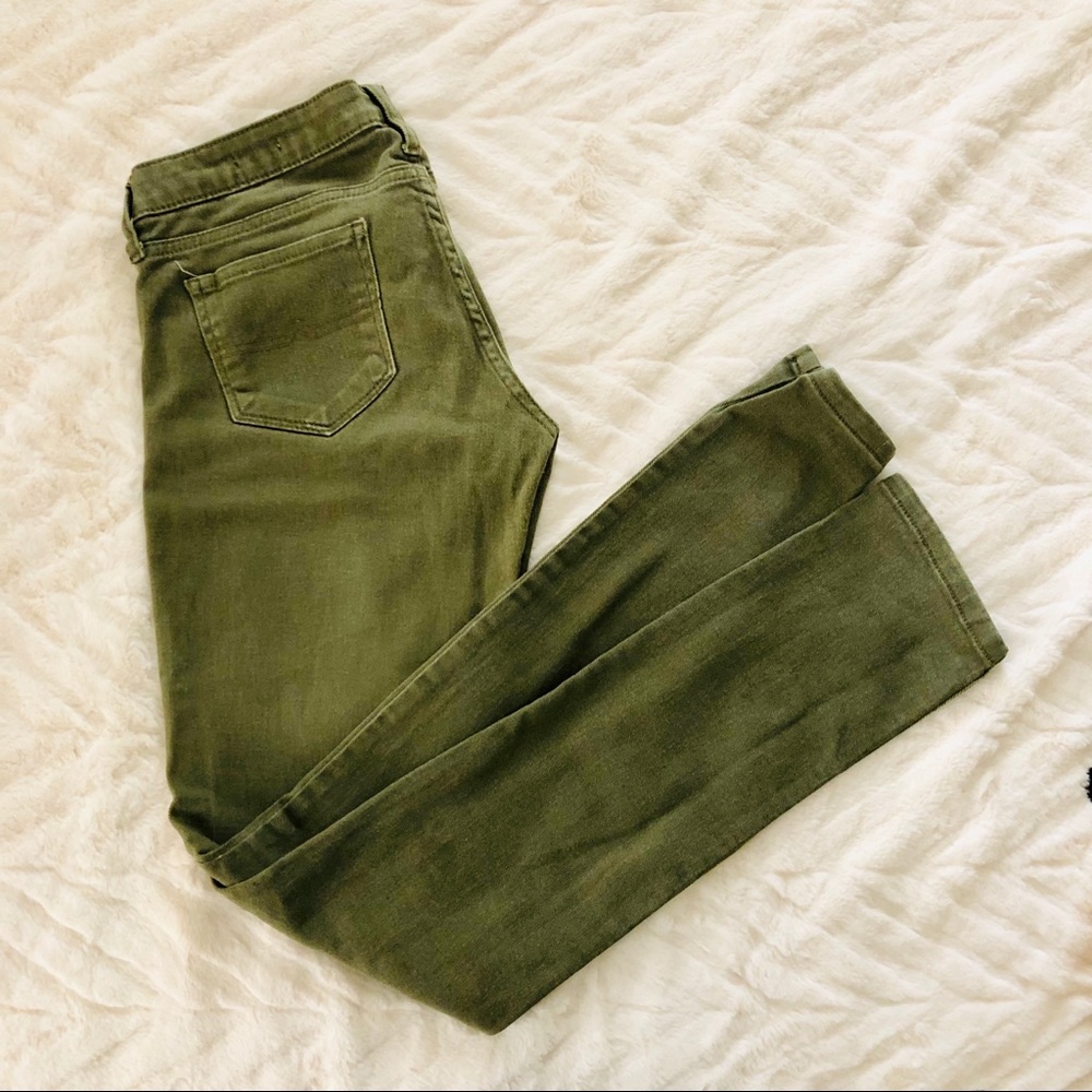 Arizona Super Skinny Jeans Forest Green